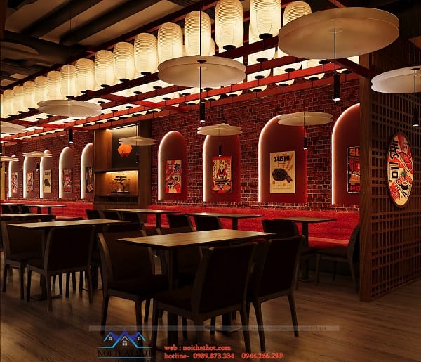 Thiết kế nhà hàng Nhật Bản 794 Jidai
