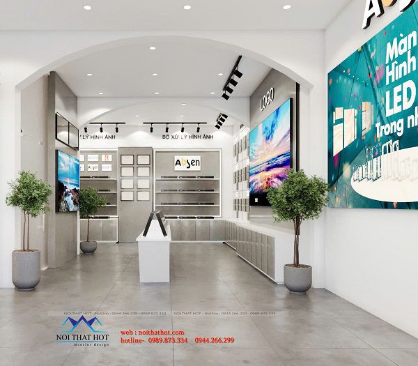 Thiết kế shop màn hình led