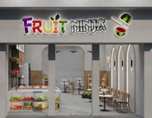 Thiết kế tiệm nước ép trái cây Ninja Fruit