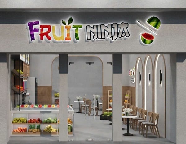 Thiết kế tiệm nước ép trái cây Ninja Fruit