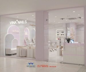 Thiết kế tiệm nail Vina Nail