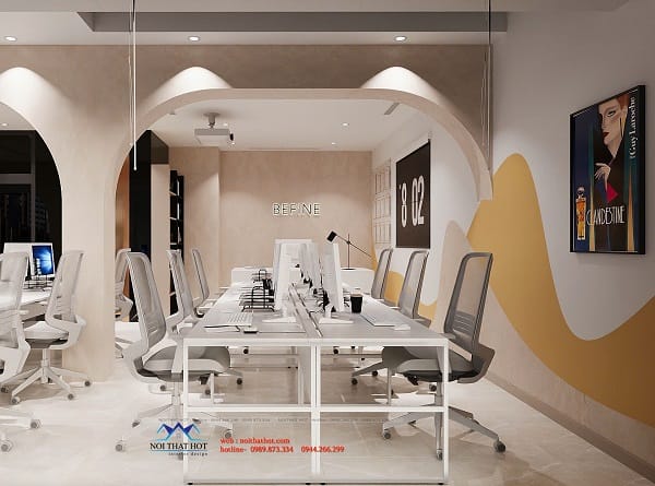 Thiết kế văn phòng làm việc công ty Befine
