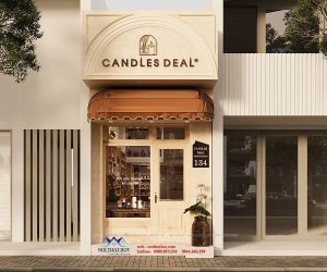 Thiết kế cửa hàng nến thơm Candles Deal