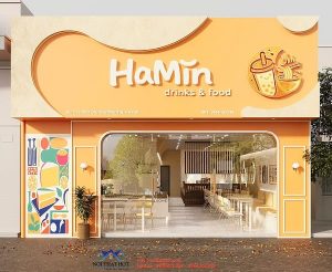 Thiết kế quán trà sữa Hamin