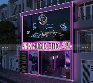 Thiết kế Pink Music Box