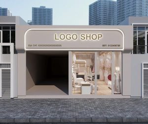 Thiết kế shop áo dài